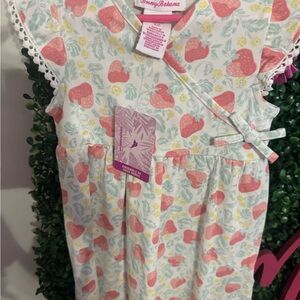 Tommy Bahama Kids Strawberry Floral Causal Dress -